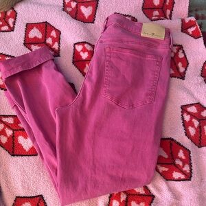 Seven7 Women's Skinny Jeans in Pink